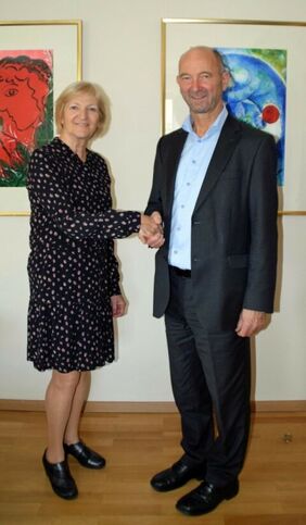 auf die Städtepartnerschaft