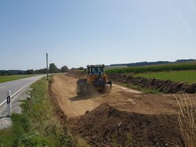 Bau Radweg Malgersdorf