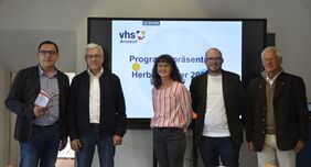Bei der Programmvorstellung