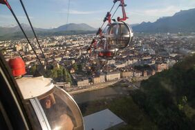 Fahrt mit der Seilbahn