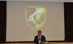 BGM Brunner bei der Präsentation