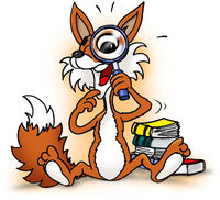 Findus mit Lupe
